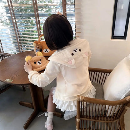 Kawaii Cartoon Hoodie - Y2K Harajuku Streetwear Sweatshirt for Women - ZOOMNSTORE