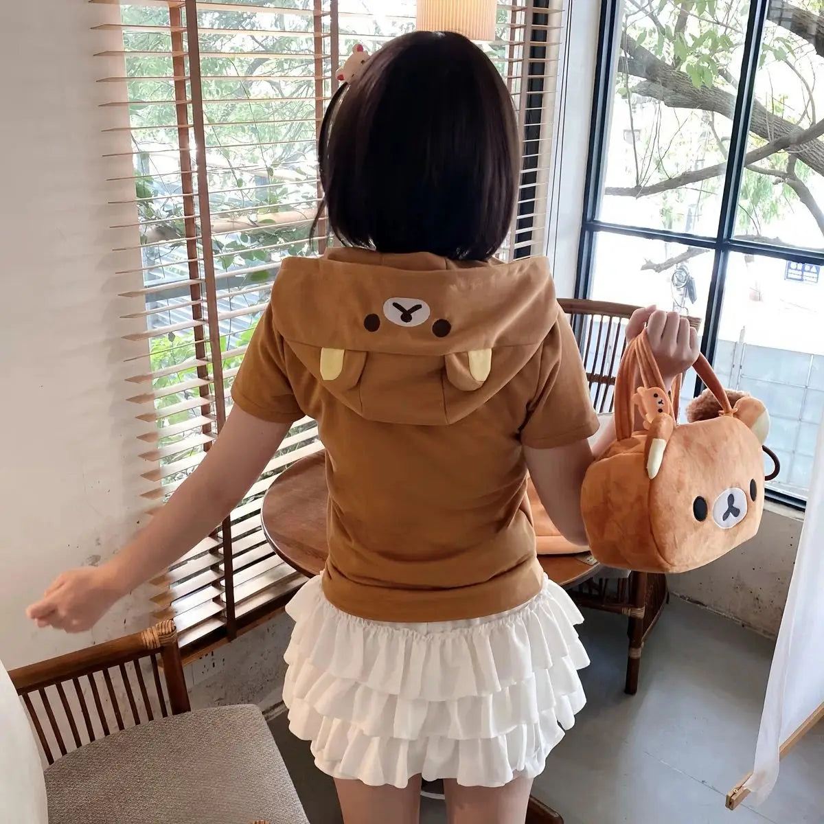 Kawaii Cartoon Hoodie - Y2K Harajuku Streetwear Sweatshirt for Women - ZOOMNSTORE