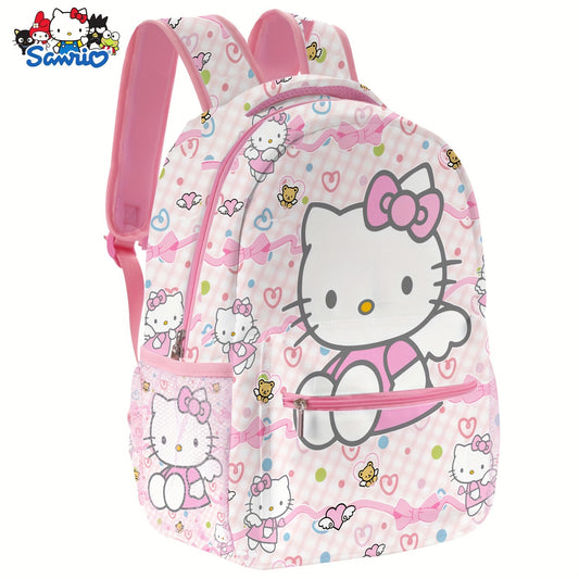 Hello Kitty Pink Kawaii Backpack - Lightweight Cartoon Laptop Bag for Travel - ZOOMNSTORE
