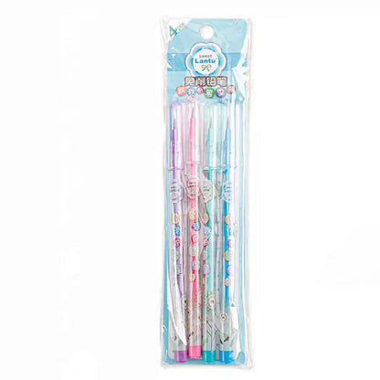 Kawaii Mechanical Pencils Set - Cute Cartoon Automatic Non-Sharpening Pens for School  Office - ZOOMNSTORE