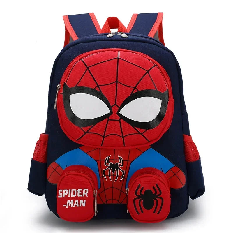 Kawaii Spiderman Backpack - 3D Cartoon Superhero School Bag for Kids - ZOOMNSTORE