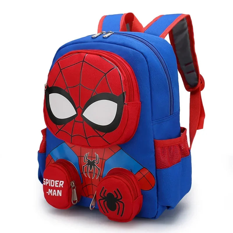Kawaii Spiderman Backpack - 3D Cartoon Superhero School Bag for Kids - ZOOMNSTORE