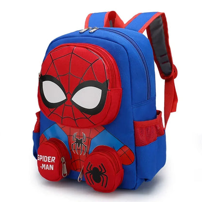Kawaii Spiderman Backpack - 3D Cartoon Superhero School Bag for Kids - ZOOMNSTORE