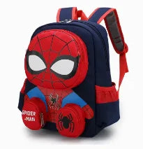 Kawaii Spiderman Backpack - 3D Cartoon Superhero School Bag for Kids - ZOOMNSTORE