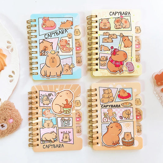 Kawaii Capybara Notebook - Aesthetic Memo Pad  Scratch Paper Journal - ZOOMNSTORE