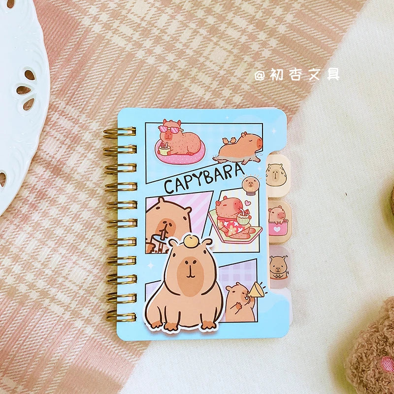 Kawaii Capybara Notebook - Aesthetic Memo Pad  Scratch Paper Journal - ZOOMNSTORE