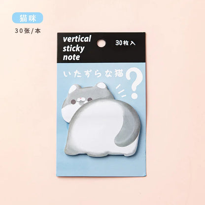 Kawaii Sticky Notes - Cute Cartoon Memo Pads Colorful School Supplies - ZOOMNSTORE