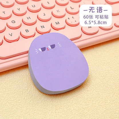 Kawaii Sticky Notes - Cute Cartoon Memo Pads Colorful School Supplies - ZOOMNSTORE