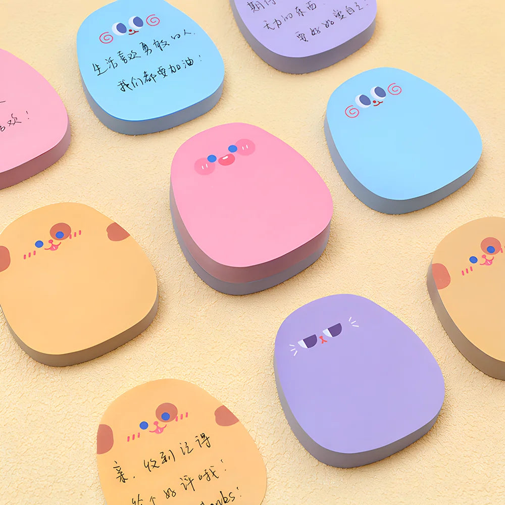Kawaii Sticky Notes - Cute Journaling Memo Pads for To-Do Lists and Planning - ZOOMNSTORE