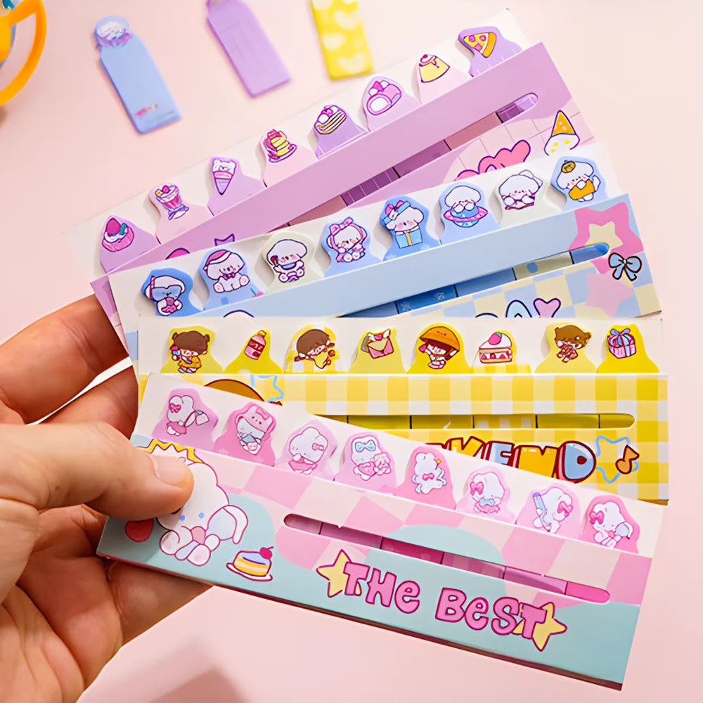 Kawaii Sticky Notes - Cute Journaling Memo Pads for To-Do Lists and Planning - ZOOMNSTORE