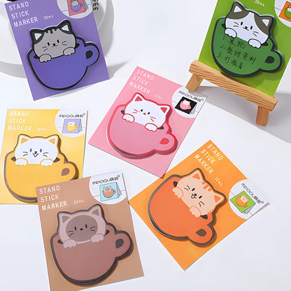 Kawaii Sticky Notes - Cute Journaling Memo Pads for To-Do Lists and Planning - ZOOMNSTORE