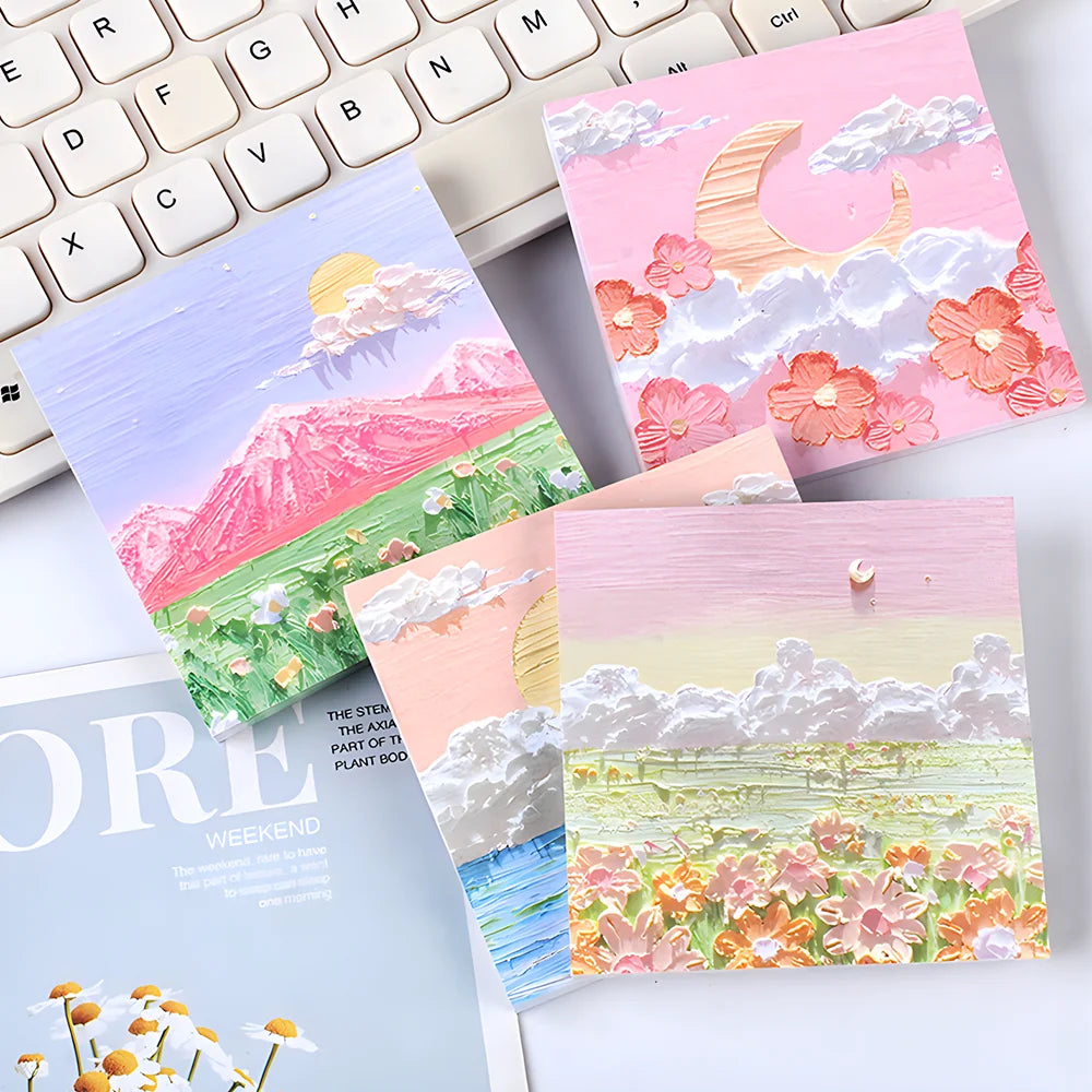 Kawaii Sticky Notes - Cute Journaling Memo Pads for To-Do Lists and Planning - ZOOMNSTORE