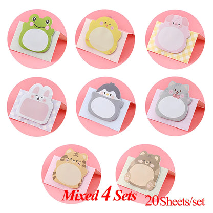 Kawaii Sticky Notes - Cute Journaling Memo Pads for To-Do Lists and Planning - ZOOMNSTORE