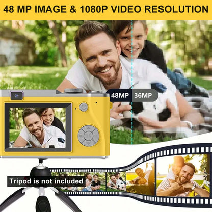 Kids Digital Camera - Rechargeable Vlogging Camcorder for Beginners - ZOOMNSTORE