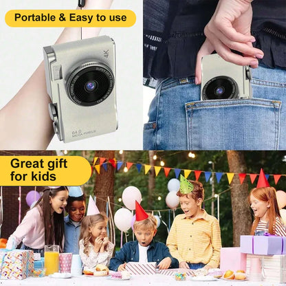 Kids Digital Camera - Rechargeable Vlogging Camcorder for Beginners - ZOOMNSTORE