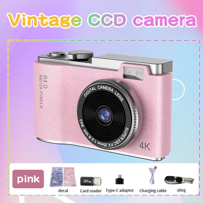 Kids Digital Camera - Rechargeable Vlogging Camcorder for Beginners - ZOOMNSTORE