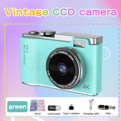 Kids Digital Camera - Rechargeable Vlogging Camcorder for Beginners - ZOOMNSTORE