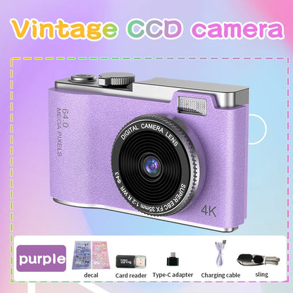 Kids Digital Camera - Rechargeable Vlogging Camcorder for Beginners - ZOOMNSTORE