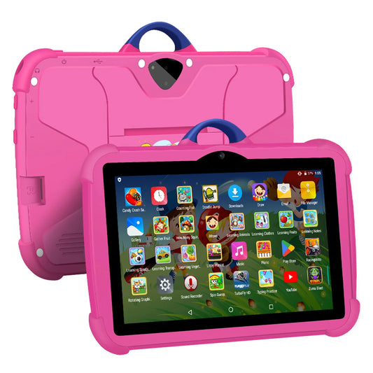 Kids 7-Inch Tablet - Quad Core 4GB RAM 64GB ROM Cartoon Pattern Educational Games - ZOOMNSTORE