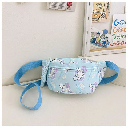 Sanrio Adjustable Crossbody Chest Pack - Cute Girls Cinnamoroll  Hello Kitty Waist Bag - ZOOMNSTORE