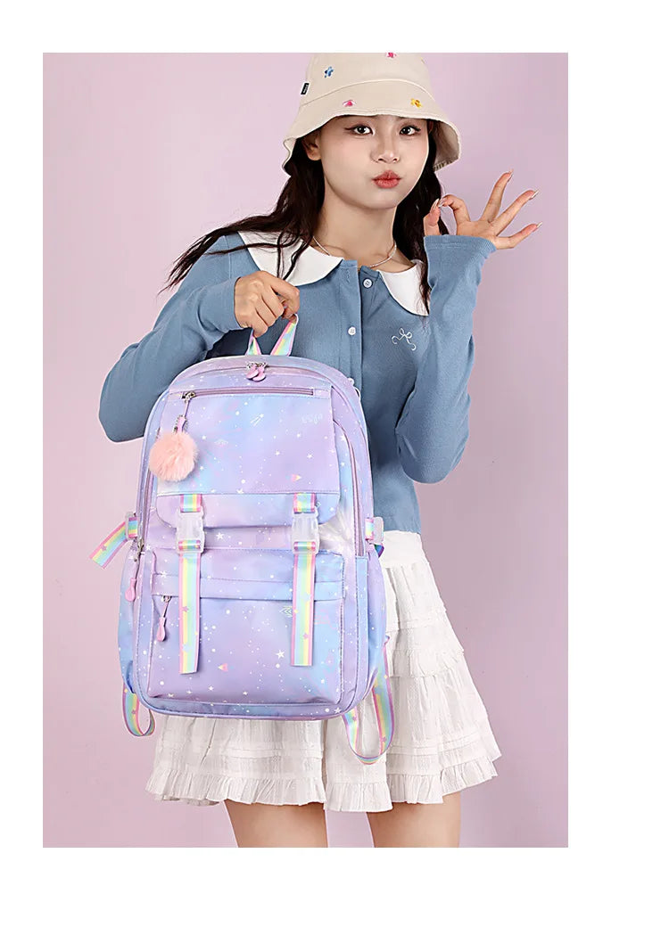 KPop Demon Hunters Backpack - High-Capacity Anime School Rucksack for Kids - ZOOMNSTORE