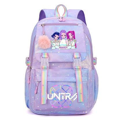 KPop Demon Hunters Backpack - High-Capacity Anime School Rucksack for Kids - ZOOMNSTORE