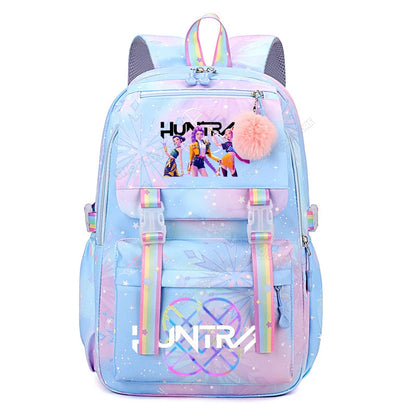 KPop Demon Hunters Backpack - High-Capacity Anime School Rucksack for Kids - ZOOMNSTORE