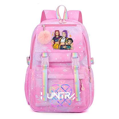 KPop Demon Hunters Backpack - High-Capacity Anime School Rucksack for Kids - ZOOMNSTORE