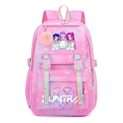 KPop Demon Hunters Backpack - High-Capacity Anime School Rucksack for Kids - ZOOMNSTORE