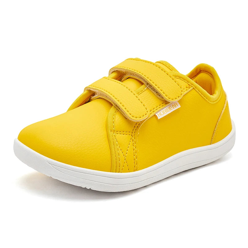 Minimalist Kids Barefoot Sneakers - Lightweight Wide Toe Hook Loop Shoes - ZOOMNSTORE