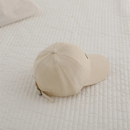 Solid Color Kids Baseball Hat 2-8 Years Boy Girl Duck Tongue Hats Cotton Baby Sunscreen Visors Fashion Children Peaked Cap кепка - ZOOMNSTORE