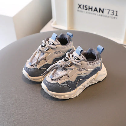 Kids Breathable Sport Sneakers - Boys  Girls Outdoor Running Shoes - ZOOMNSTORE