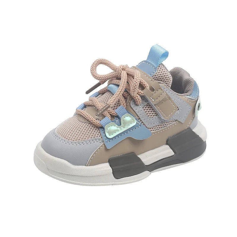 Kids Breathable Sport Sneakers - Boys  Girls Outdoor Running Shoes - ZOOMNSTORE