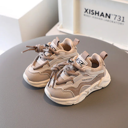 Kids Breathable Sport Sneakers - Boys  Girls Outdoor Running Shoes - ZOOMNSTORE