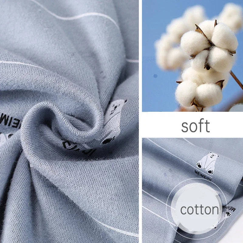 Kids Cotton Clothing Set - Boys Girls Autumn Winter Sleepwear  Pants - ZOOMNSTORE