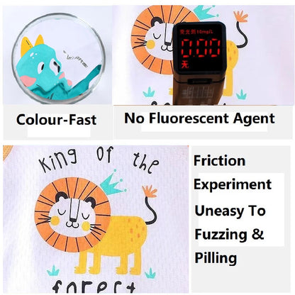 Kids 2PCS Summer Vest Suit - Cotton T-Shirt  Shorts Set for Boys  Girls - ZOOMNSTORE