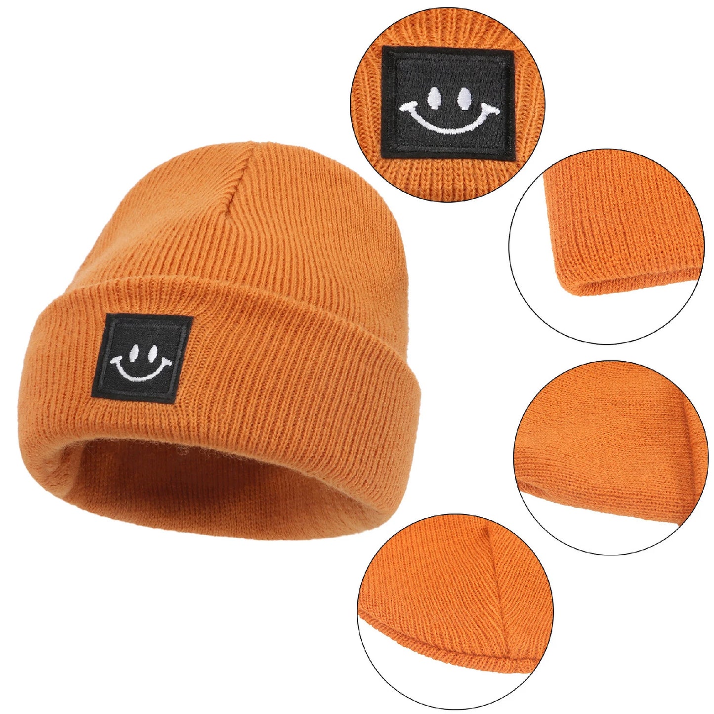 Kids Autumn Winter Hats for Newborn Crochet Beanie Toddler Boy Girl Cap Baby Photography Props Children Accessories Warmer Stuff - ZOOMNSTORE