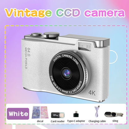 Kids Digital Camera - Rechargeable Vlogging Camcorder for Beginners - ZOOMNSTORE
