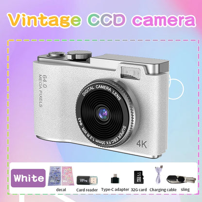 Kids Digital Camera - Rechargeable Vlogging Camcorder for Beginners - ZOOMNSTORE