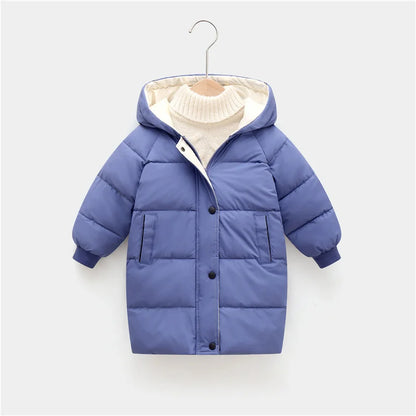 Kids Down Jacket – Thick Cotton Padded Parka | Warm Winter Coat For Boys Girls - ZOOMNSTORE