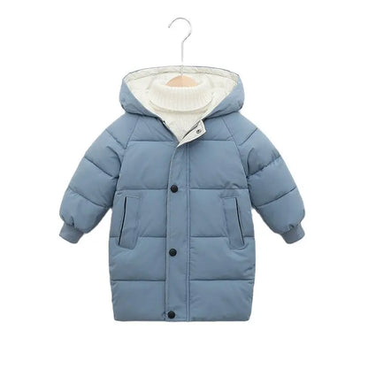 Kids Down Jacket – Thick Cotton Padded Parka | Warm Winter Coat For Boys Girls - ZOOMNSTORE