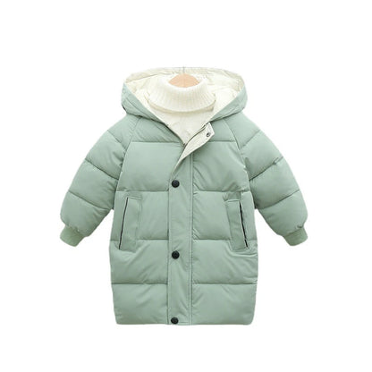 Kids Down Jacket – Thick Cotton Padded Parka | Warm Winter Coat For Boys Girls - ZOOMNSTORE