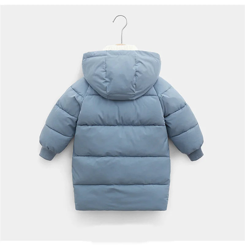 Kids Down Jacket – Thick Cotton Padded Parka | Warm Winter Coat For Boys Girls - ZOOMNSTORE
