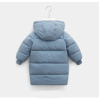 Kids Down Jacket – Thick Cotton Padded Parka | Warm Winter Coat For Boys Girls - ZOOMNSTORE