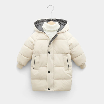 Kids Down Jacket – Thick Cotton Padded Parka | Warm Winter Coat For Boys Girls - ZOOMNSTORE