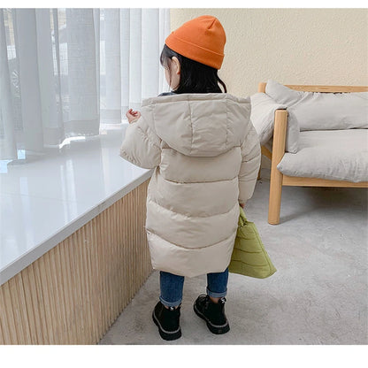 Kids Down Jacket – Thick Cotton Padded Parka | Warm Winter Coat For Boys Girls - ZOOMNSTORE