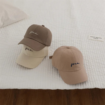 Solid Color Kids Baseball Hat 2-8 Years Boy Girl Duck Tongue Hats Cotton Baby Sunscreen Visors Fashion Children Peaked Cap кепка - ZOOMNSTORE