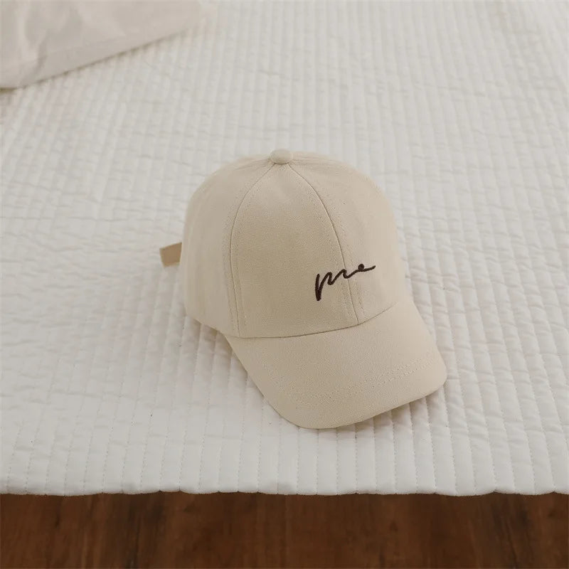 Solid Color Kids Baseball Hat 2-8 Years Boy Girl Duck Tongue Hats Cotton Baby Sunscreen Visors Fashion Children Peaked Cap кепка - ZOOMNSTORE