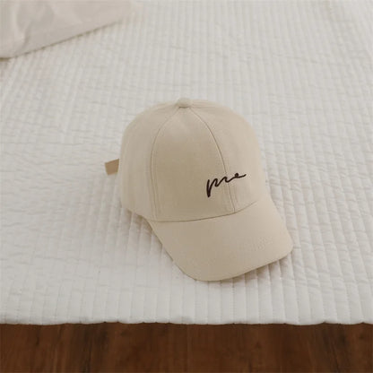 Solid Color Kids Baseball Hat 2-8 Years Boy Girl Duck Tongue Hats Cotton Baby Sunscreen Visors Fashion Children Peaked Cap кепка - ZOOMNSTORE