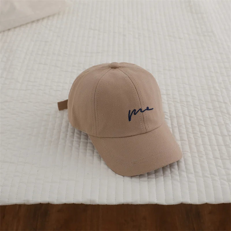 Solid Color Kids Baseball Hat 2-8 Years Boy Girl Duck Tongue Hats Cotton Baby Sunscreen Visors Fashion Children Peaked Cap кепка - ZOOMNSTORE